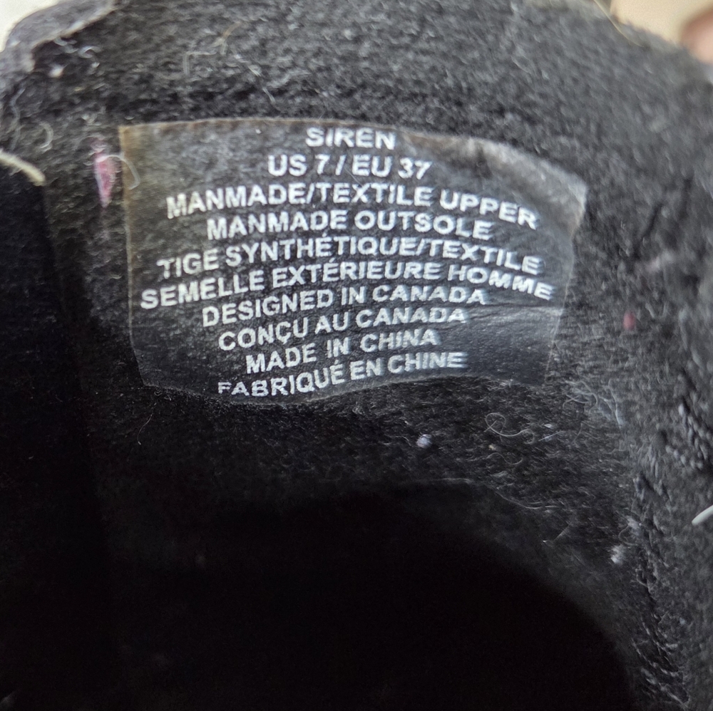 Black Chelsea Boot -Siren-Softmoc US 7/37 Inside Zip Elastic Utility Streetwear - Picture 12 of 13